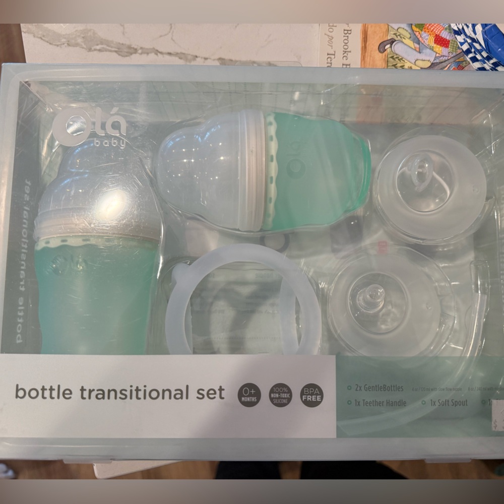 Olababy Bottle Transitional Set in Green